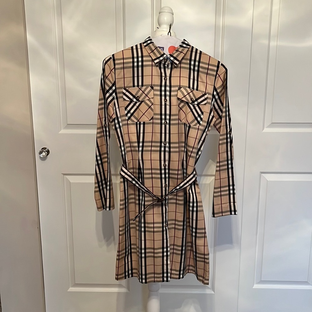 Burberry Classic Nova Check Shirtdress